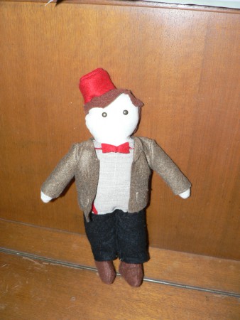Matt Smith, mint a Doktor, plüssben :))
